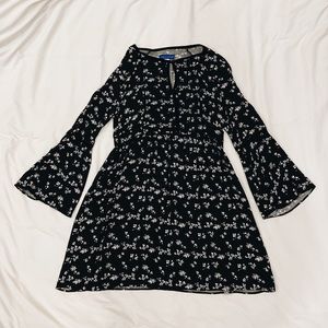 Black floral dress. Great condition!